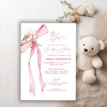 É Uma Menina! Arco Rosa Floral Chuveiro de Bebê