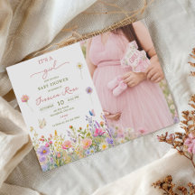 É uma Menina Chuveiro de Bebê Foto de Flor Silvest