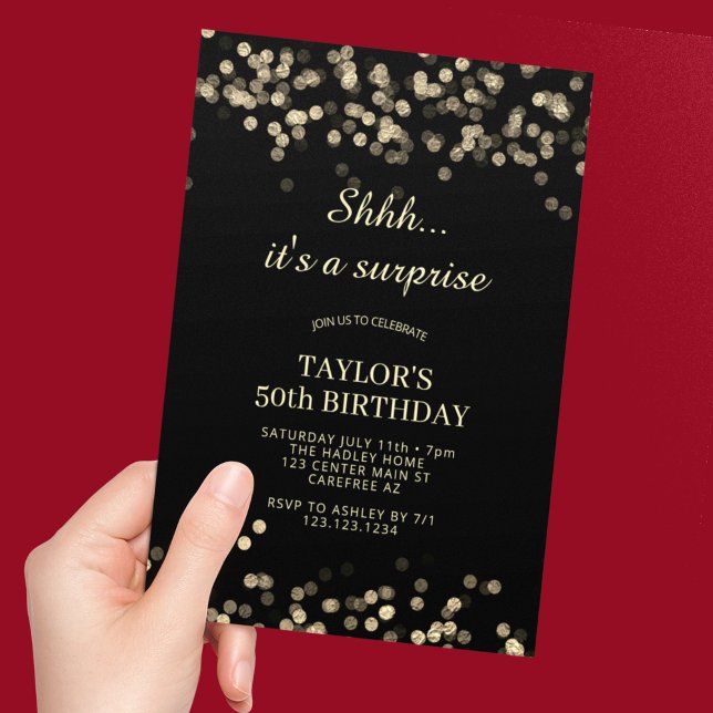 Convite É uma surpresa 50º aniversário (Criador carregado)