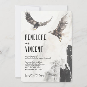 Convite Eagles Voo 2, aquarela