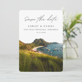 Convite East Nusa Tenggara Salve a Data Casamento Indonési