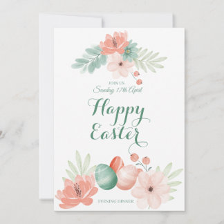 Convite Easter Bunny Spring Party Invitation