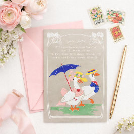 Convite Easter Duck Invitation - Tea Party or Brunch