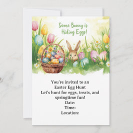 Convite Easter Egg Hunt Invitation – Spring Easter Party