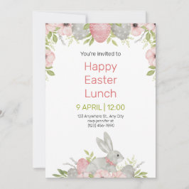 Convite Easter Potluck Invitation