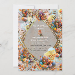 Convite Easter Sunday Birthday Celebrations