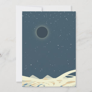 Convite Eclipse de arte solar com "Cobras"