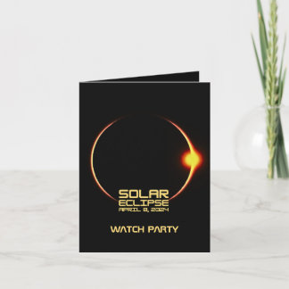 Convite Eclipse Solar 8 de abril de 2024