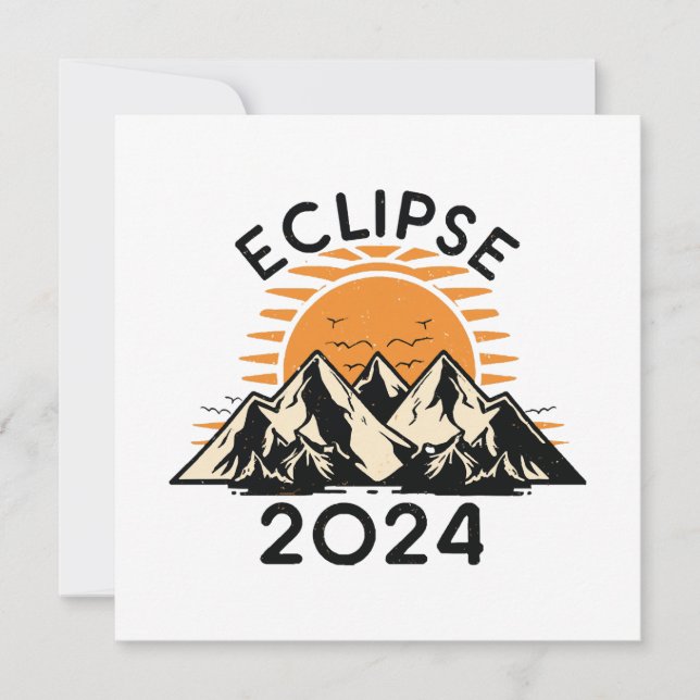 Convite Eclipse Solar Total 2024 (Frente)