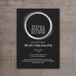 Convite Eclipse Solar Total - 2024 ou data personalizada