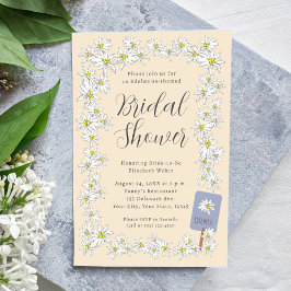 Convite Edelweiss Alps Chá de panela de Champanhe de Flor