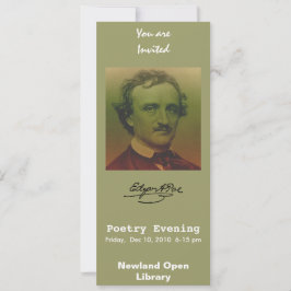 Convite Edgar Allan Poe