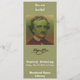 Convite Edgar Allan Poe