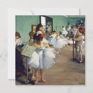 Convite Edgar Degas - A Aula de Dança
