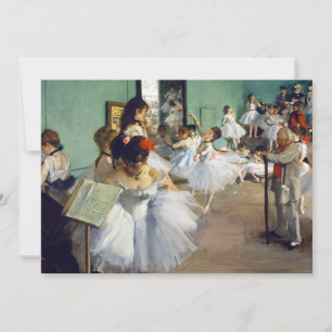 Convite Edgar Degas - A Aula de Dança