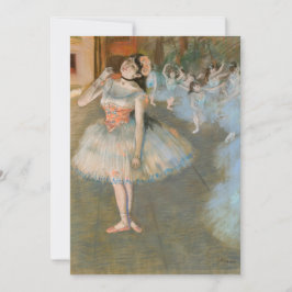 Convite Edgar Degas - A Estrela