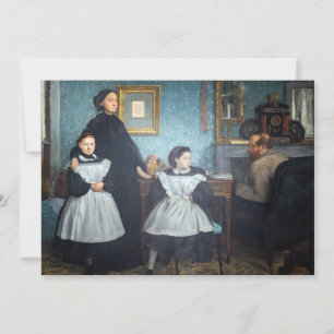 Convite Edgar Degas - A Família Bellelli