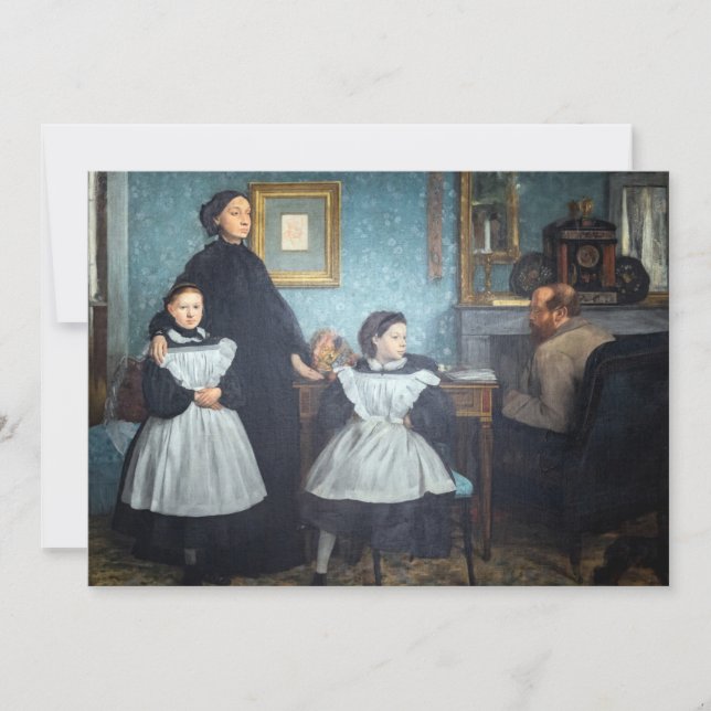Convite Edgar Degas - A Família Bellelli (Frente)