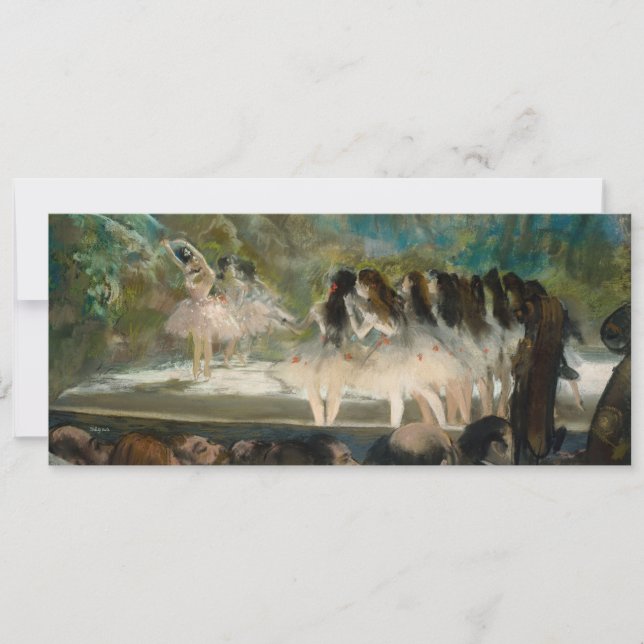Convite Edgar Degas - Balé na Ópera de Paris (Frente)