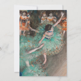 Convite Edgar Degas - Dançarino Balançante / Dançarino em