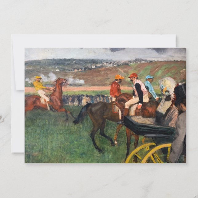 Convite Edgar Degas - No Races (Frente)