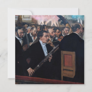 Convite Edgar Degas - Orquestra na Ópera