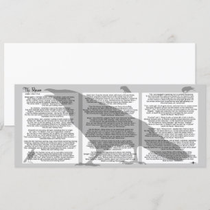 Convite Edgar Poe O Corvo