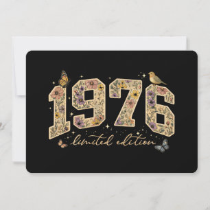 Convite Edição Limitada de 50º Aniversário Floral de 1976