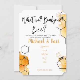 Convite EDITABLE, baby shower, gender reveal, invitation