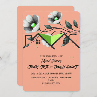 Convite Editable House Warming Invitation, House Warming P