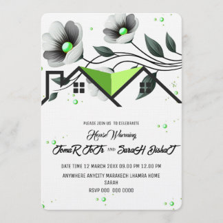 Convite Editable House Warming Invitation, House Warming P