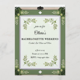 Convite Editable Invitation, Greeting Card & Printables
