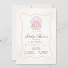 Convite Editable Pearl Invitation