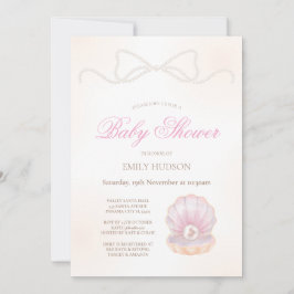 Convite Editable Pearl Invitation