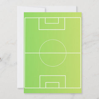 Convite Editable soccer themed birthday invitation