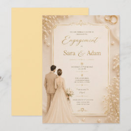 Convite Editável de Noiva e Noivo