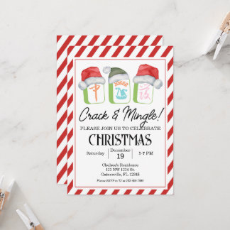 Convite Editável do Partido Holiday Mahjong, Mahjo