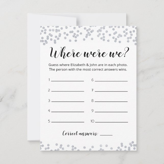 Convite Editável Onde Estávamos Com Placa De Jogo De Chá d (Frente)