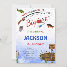 Convite Editável para o Aniversário de Pesca