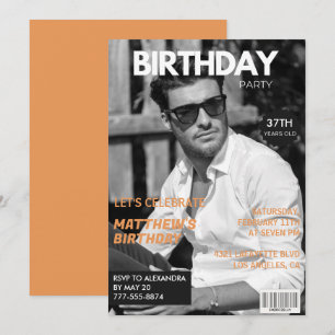 Convite Editorial da Revista Preto e Branco 37º aniversári