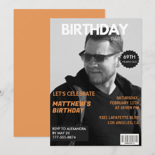 Convite Editorial da Revista Preto e Branco 69º aniversári
