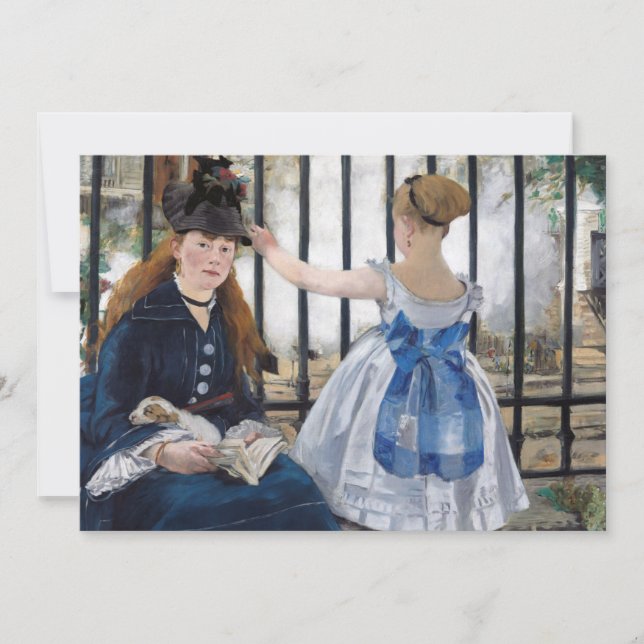 Convite Edouard Manet - A Ferrovia (Frente)