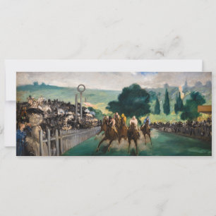Convite Edouard Manet - As Corridas em Longchamp