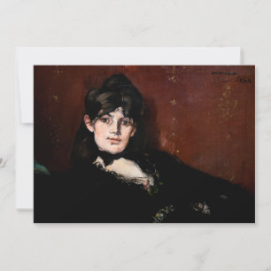 Convite Edouard Manet - Berthe Morisot Reclinada