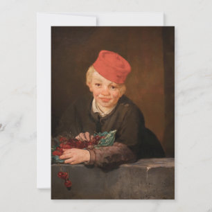 Convite Edouard Manet - Menino com Cerejas