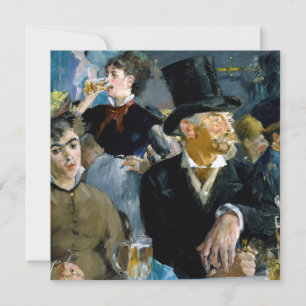 Convite Edouard Manet - No Café