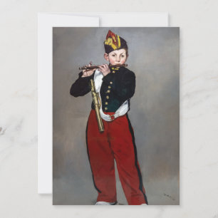 Convite Edouard Manet - O Fifer / Jovem Flautista
