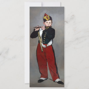 Convite Edouard Manet - O Jovem Flautista