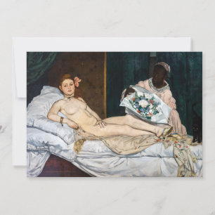 Convite Edouard Manet - Olympia