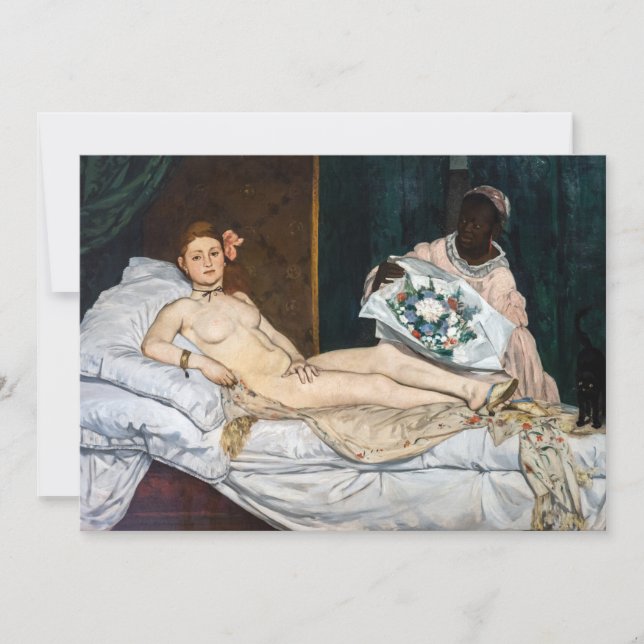 Convite Edouard Manet - Olympia (Frente)